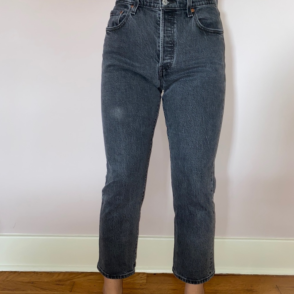 LEVIS 501 crop jeans